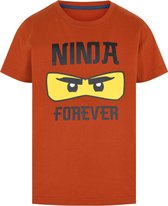 Lego Ninjago Forever T-shirt Caramel Brown - Maat 134