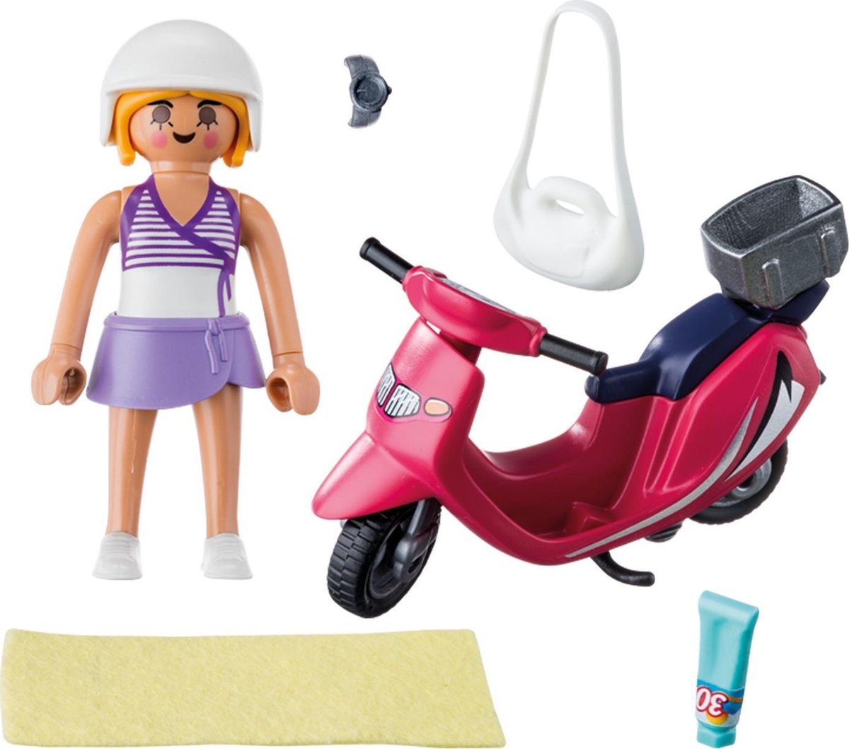 PLAYMOBIL Zomers meisje met scooter  - 9084 — afbeelding 7