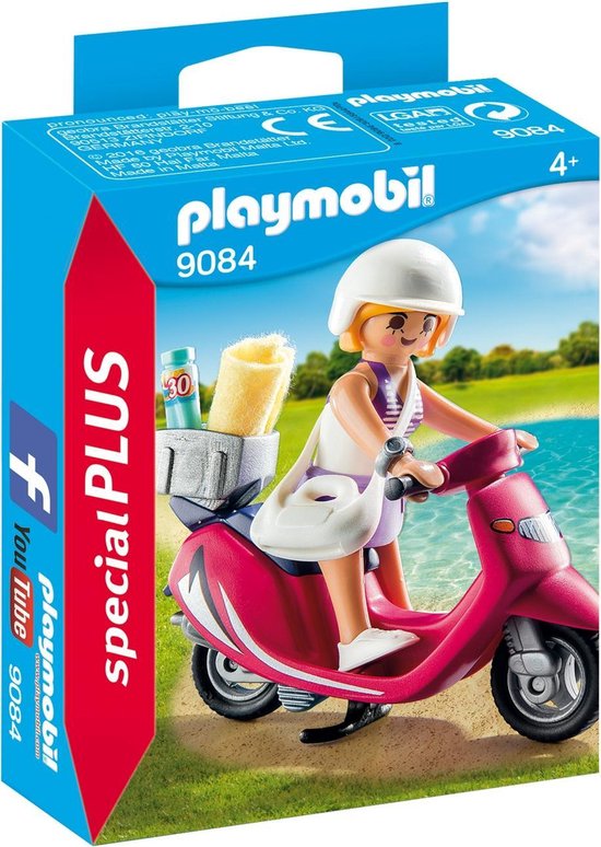 PLAYMOBIL Zomers meisje met scooter  - 9084