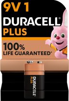 Duracell Plus Alkaline 9V batterijen - 1 stuk