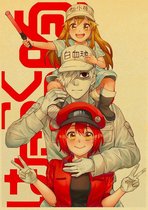 Cells at Work Collage II Anime Manga Poster 42x30cm