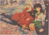 Inuyasha Anime Manga Vintage Poster 51x35cm.