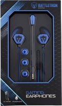Gaming in-ear oordopjes - headphone - koptelefoon - met microfoon - Battletron - Blauw