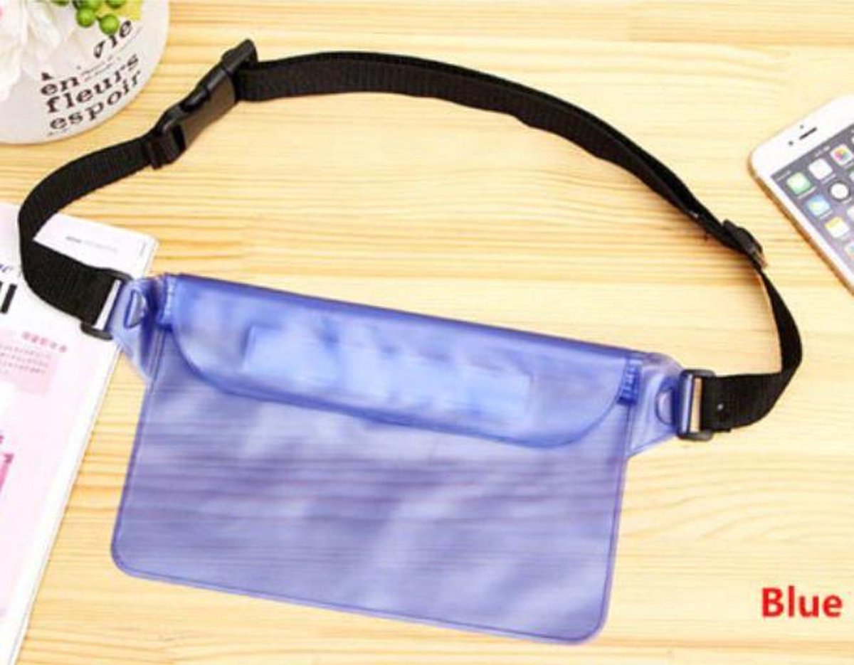 Fiory Waterdichte tas| Swimming Waist Bag| Waterdichte Heuptas| Waterdichte Reistas| Schoudertas| Reistasje voor opbergen spulletjes| Dry Bag Phone /keys| Waterbestendig| Portable, Waterproof| 2 Liter| blauw