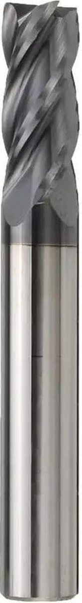 ASNOMY VHM Frezen Schaftfrees van hardmetaal, AlTiN-gecoat 55 HRC 4 snijvlakte, boren, frezen, afvlakken, onderdompelen, CNC, wolfraamcarbide (4mm