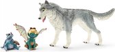 Schleich bayala - MOVIE lykos, nugur en Piuh - Speelfiguur - Kinderspeelgoed voor Jongens en Meisjes - 5 tot 12 jaar