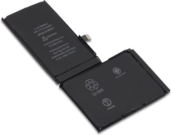 iPhone XS Max batterij / accu met bevestigingssticker - OEM kwaliteit |  bol.com