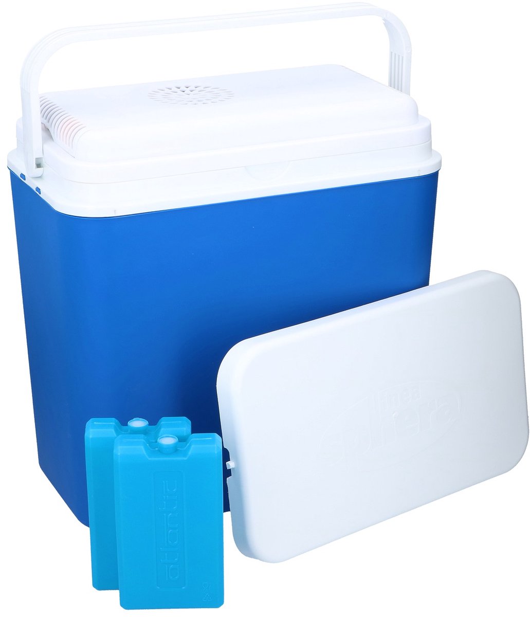 Koelbox - 12V - 24 Liter - met 2 Koelelementen - 2 Deksels