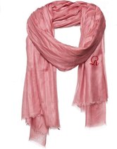 Sjaal donker roze - 100% modaal - effen kleur