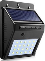 Buiten wandlamp Solar met schemersensor | 3 Watt 6000K- Daglicht wit