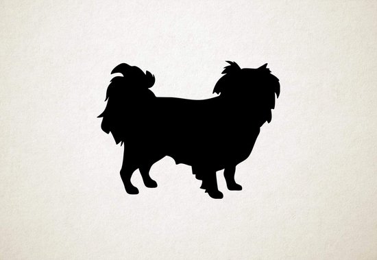 Japanese Chin - Silhouette chien - M - 60x79cm - Zwart - décoration murale