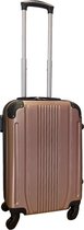 Travelerz handbagage koffer met wielen 39 liter - lichtgewicht - cijferslot - rose goud (168)
