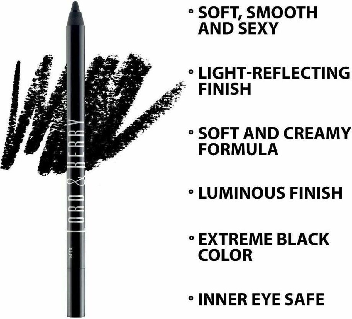 Lord & Berry - Polish Eye Pencil - 5071 color mirror black