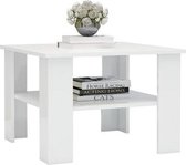 salontafel - hoogglans wit - vierkant - salontafels - hout - meubels - L&B luxurys