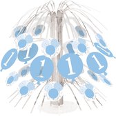 Tafeldecoratie 1 Jaar Blauw 21cm