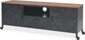 Tv meubel 120x30x43 cm zwart