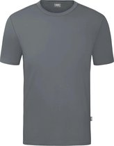 Jako Organic T-Shirt Heren - Steengrijs | Maat: 5XL