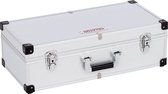 Kreator KRT640280S - Gereedschapskoffer - 560 x 265 x 173 mm - zilver - (geleverd zonder gereedschap)