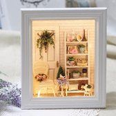 Miniature roombox - DIY Dollhouse - 6005  Sunshine zakka room