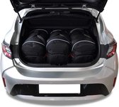 TOYOTA COROLLA HATCHBACK 2019+ 3-delig Reistassen Op Maat Auto Interieur Kofferbak Organizer Accessoires