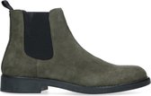 Sacha - Heren - Groene suède chelsea boots - Maat 43