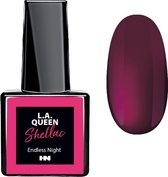 Hollywood Nails – Gellak – Gel nagellak – Color gel - L.A. Queen UV Gel Shellac  - Endless Night #22 15 ml