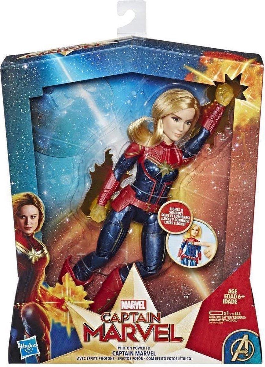 Marvel Captain Marvel speelgoedfiguur met licht en geluid, Photon Power FX