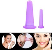 Silicone massage cup set - Anti cellulite cupping - Vacuüm cupping set - 1.5 cm - 3.6 cm - Cups therapy - Siliconen - Bloedsomloop versnellen - Universeel