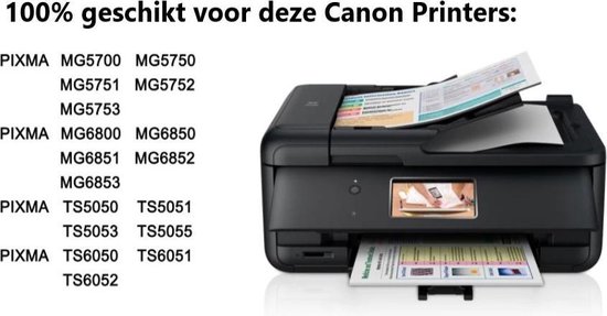 Cartouches pour imprimante à jet d'encre Canon PIXMA TS5051 –