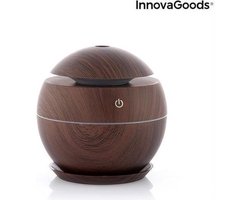 InnovaGoods Mini-Luchtbevochtiger Geurverspreider Dark Walnut