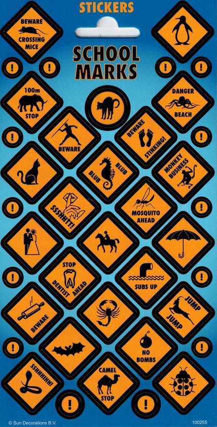 Stickers - School Marks | bol