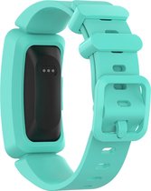 YONO Siliconen Bandje - Geschikt voor Fitbit Ace 2 Kids - Turquoise
