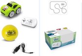 Xd Xtreme - radiografische auto voor peuters - 5 in 1 speelgoed auto met sensor - afstandsbediening - 5 modes - muziek en geluiden - groen - leuk cadeau kinderverjaardag