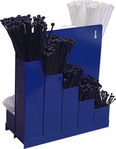 Kortpack Set: Dubbelzijdig Opbergrek + zwarte & witte kabelbinders (099.0220)