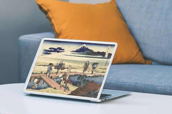 Autocollant pour ordinateur portable - 10,1 pouces - Nakahara dans la province de Sagami - Peinture de Katsushika Hokusai