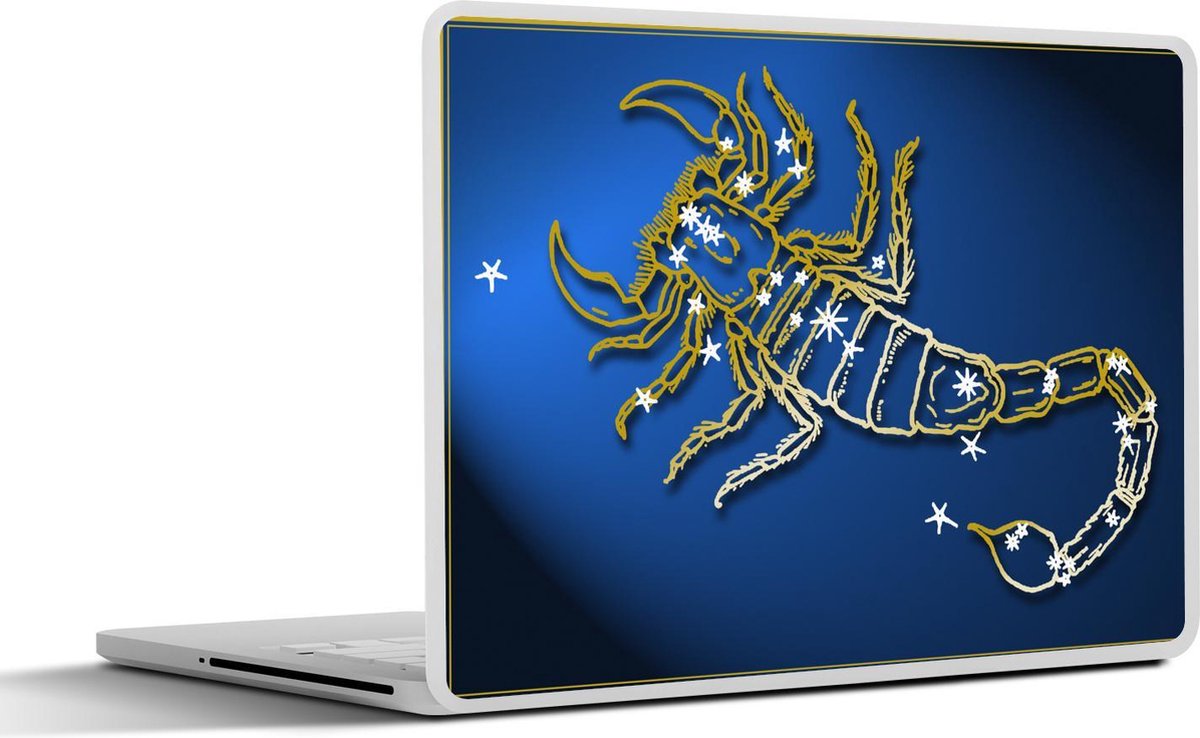 Afbeelding van product SleevesAndCases  Laptop sticker - 11.6 inch - Sterrenbeeld - Schorpioen - Sterren