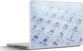 Laptop sticker - 10.1 inch - Periodiek systeem op een vel papier - 25x18cm - Laptopstickers - Laptop skin - Cover