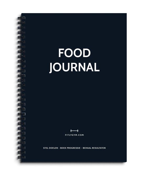 Planbooks - Eetdagboek - Meal Planner - Food Journal - Voedingsdagboek - Afslank dagboek - Donker Blauw
