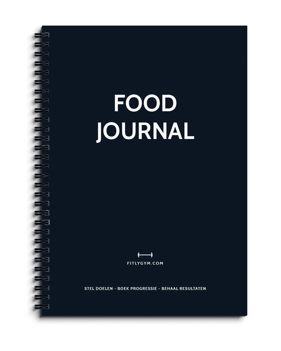 Planbooks - Eetdagboek - Meal Planner - Food Journal - Voedingsdagboek - Afslank dagboek - Donker Blauw - Planbooks
