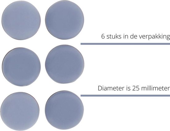Wagner Quick Click Ultrasoft stoelglijders, complete set, 30 mm, viltglijders, systeem (32