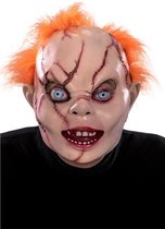 Carnival Toys Verkleedmasker Horror Pop Latex Roze/oranje