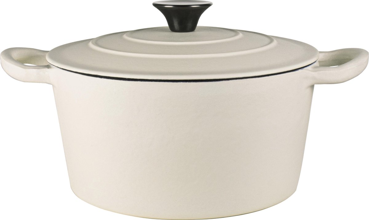 Tefal LOV COCOTTE FONTE 29 CM BEIGE INDUCTION ET FOUR E2590504