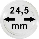Lindner Hartberger muntcapsules Ø 24,5 mm (10x) voor penningen tokens capsules muntcapsule