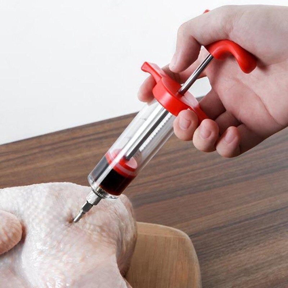 Marinade injectiespuit - Marinade injector - Marinade spuit - Injectiespuit vlees