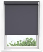 Sunsta Rolgordijn Verduisterend Antraciet - 60 x 190 cm - Inkortbaar - Blackout
