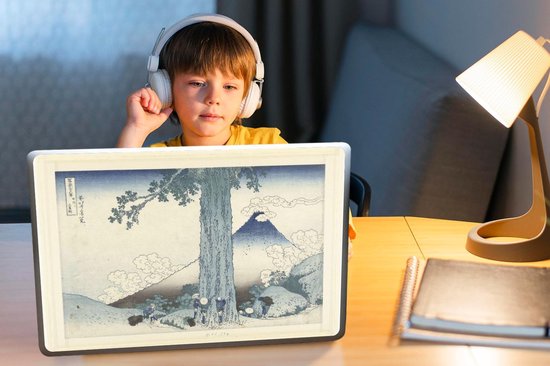 Sticker pour ordinateur portable - 15,6 pouces - Col de Mishima dans la province de Kai - Peinture de Katsushika Hokusai