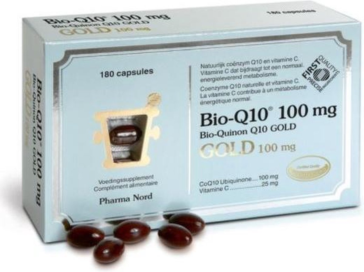 Pharma Nord Bio-Q10 100mg Gold 180 Capsules - Pharma Nord