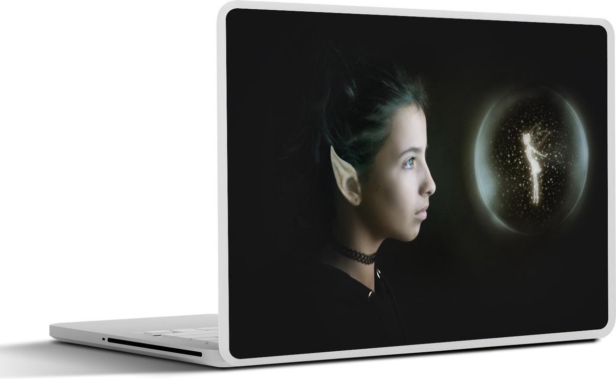 Afbeelding van product SleevesAndCases  Laptop sticker - 17.3 inch - Tiener vermomd als fee