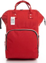 Luier en Verzorging tas -Moeder tas - Rugzak -Baby tas -Waterproof - Stijlvol en Duurzaam - Beauty Red