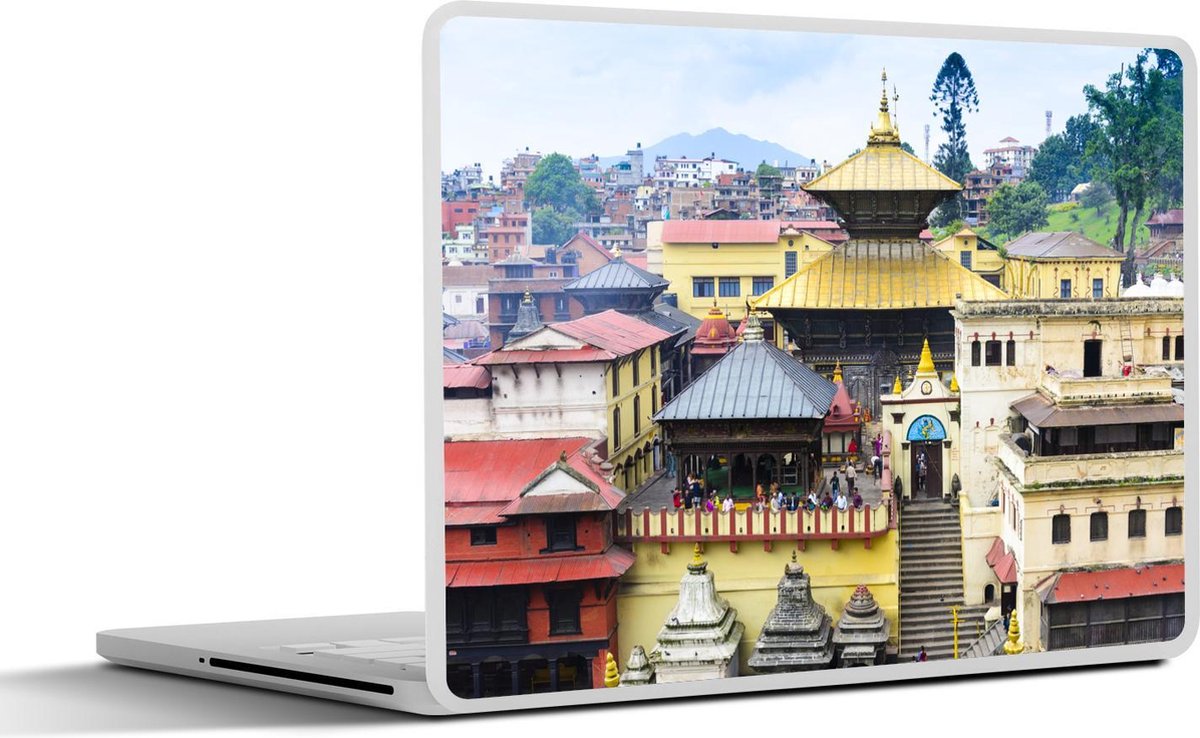 Afbeelding van product SleevesAndCases  Laptop sticker - 11.6 inch - Pashupatinath-tempel Nepal
